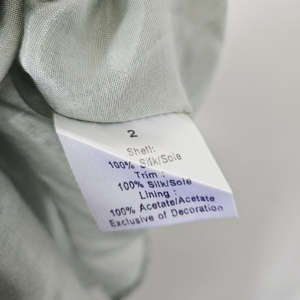 Nougat London 100% Silk Beaded Dress Size 2 US 6 Fairycore Whimsy Feminine - Picture 5 of 6